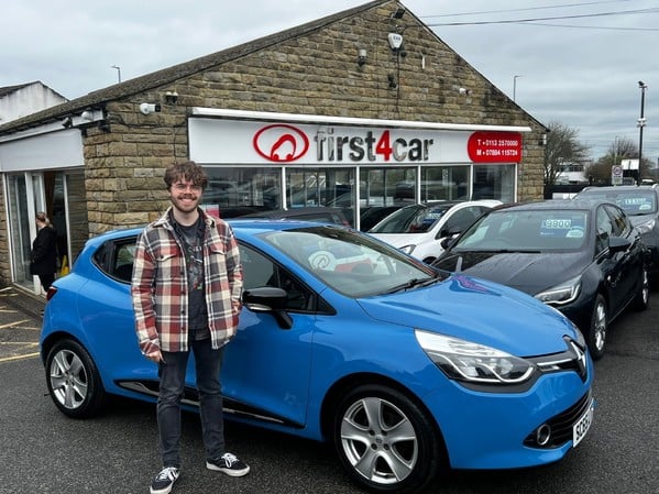 Callum from Bradford collecting his first car