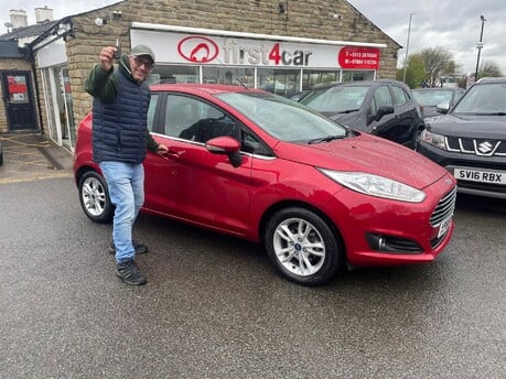 Umberto from York collecting his 2nd fiesta from us