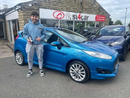 Jack collecting his new car