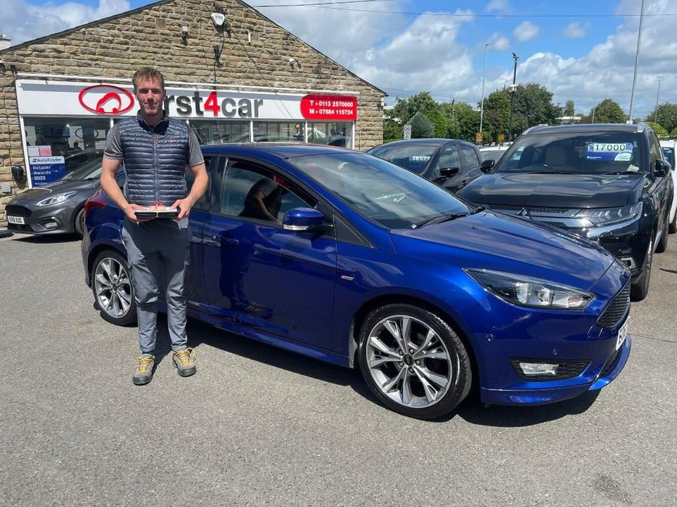 Cameron from Ambleside taking advantage of our Click and Collect to purchase his new Ford Focus.