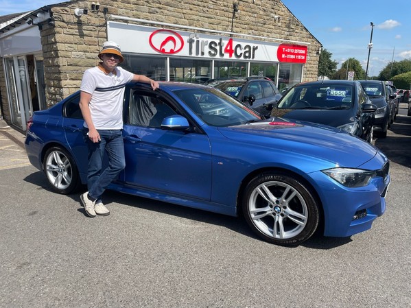 Danny from Wakefield collecting his new BMW 320.