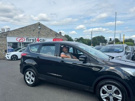 Jeffrey from Wakefield collecting his new Ford Kuga.