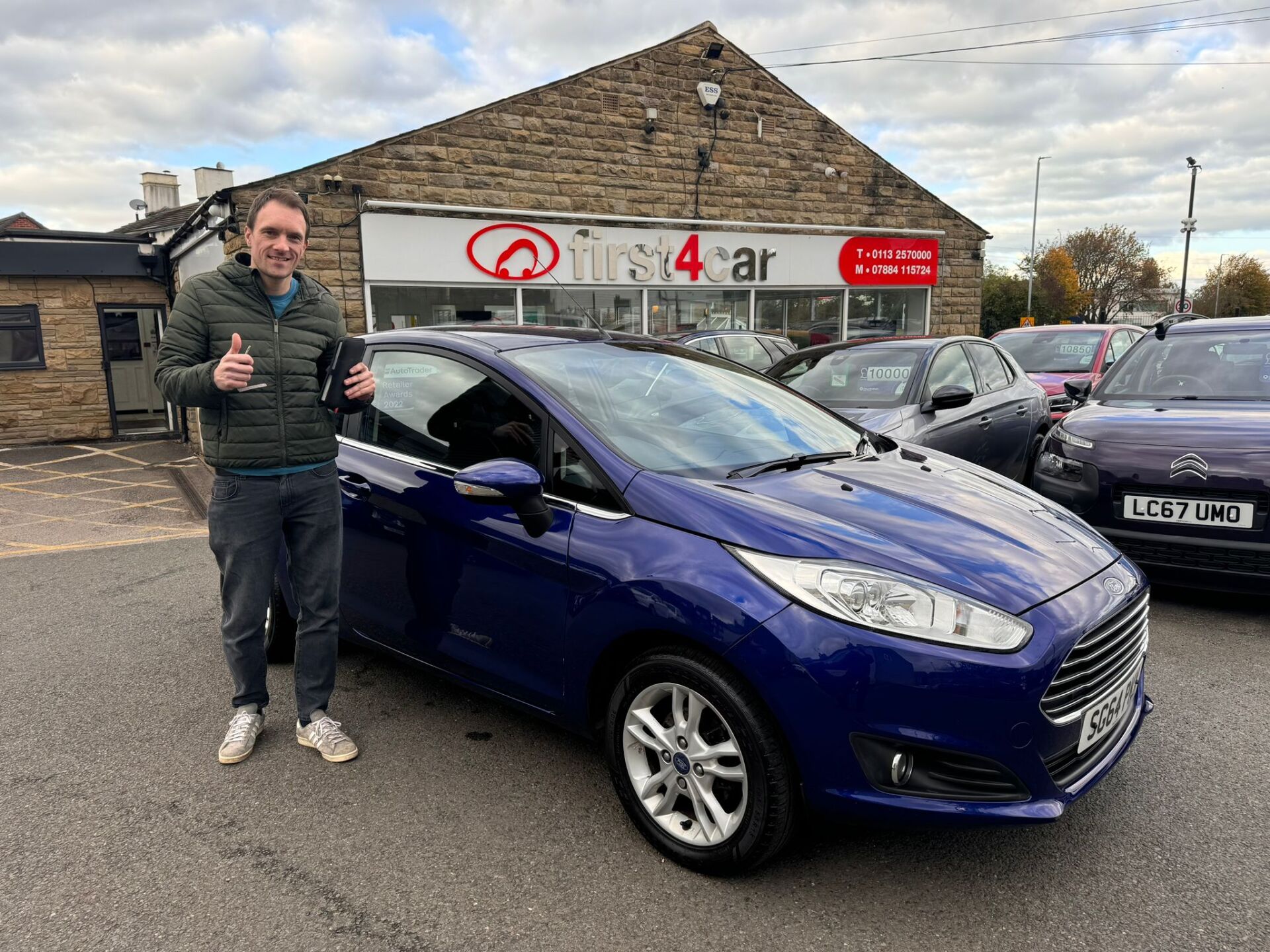 Sean used our click and collect service for his new Ford Fiesta.