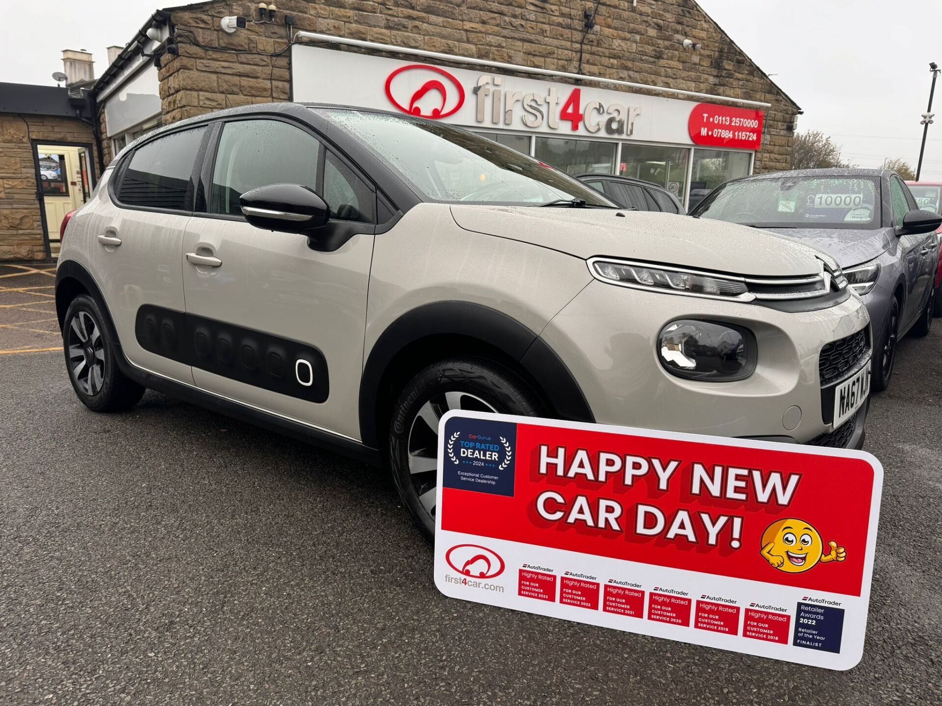 Elizabeth did not want a photo but is very happy with her new Citroen.