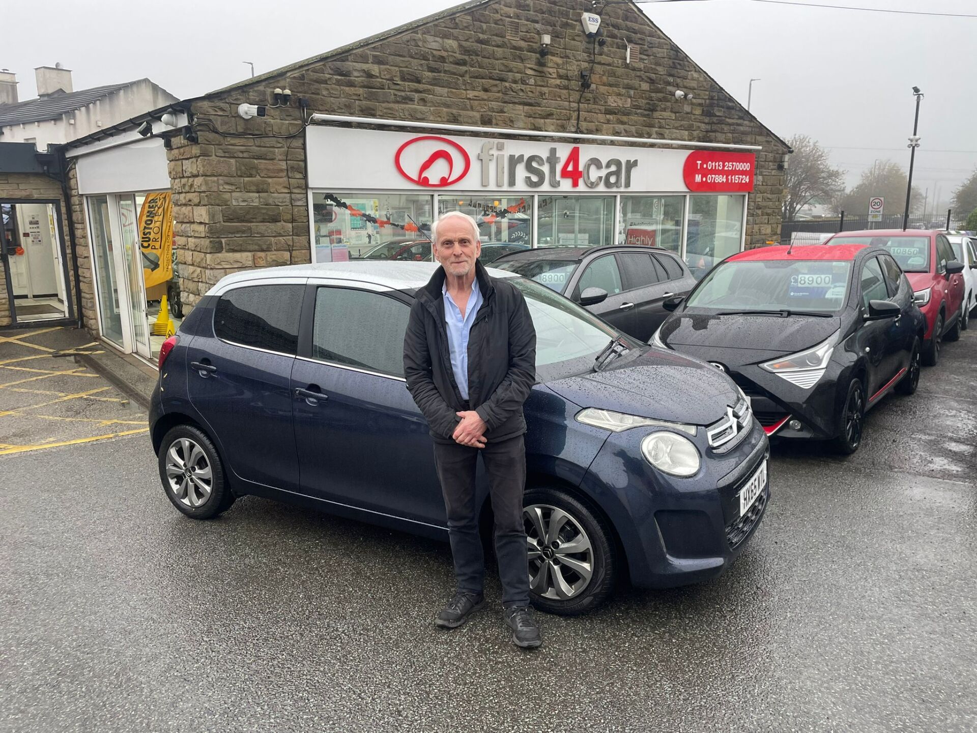 Bryce came all the way from Scotland to collect his wife a new car.