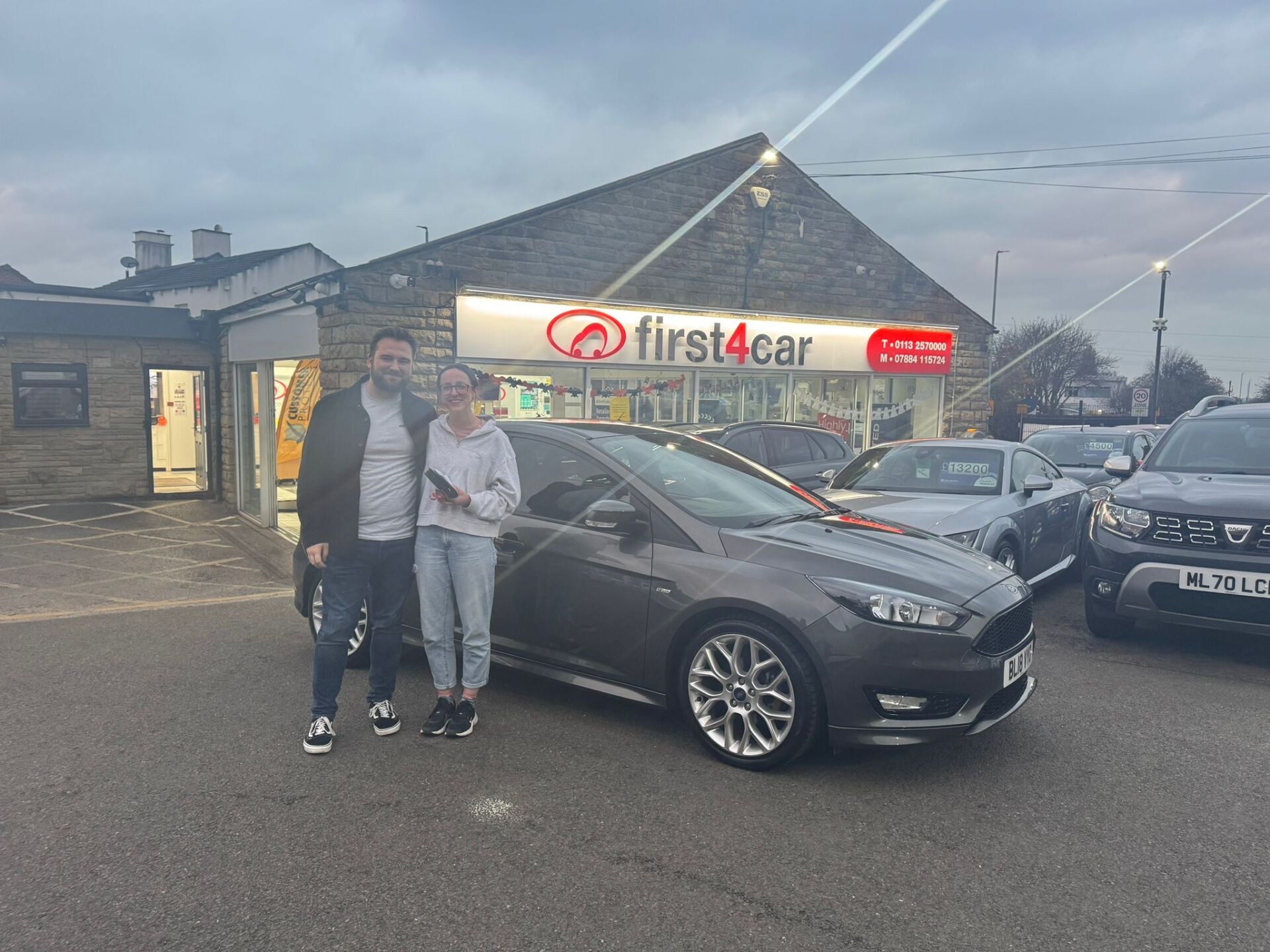 Julia and her partner are local to us in Leeds and came to collect their new Ford Focus.