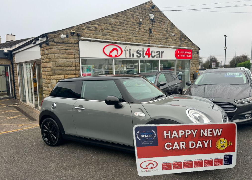 Henry was Camera shy but collected his new Mini Cooper S today.