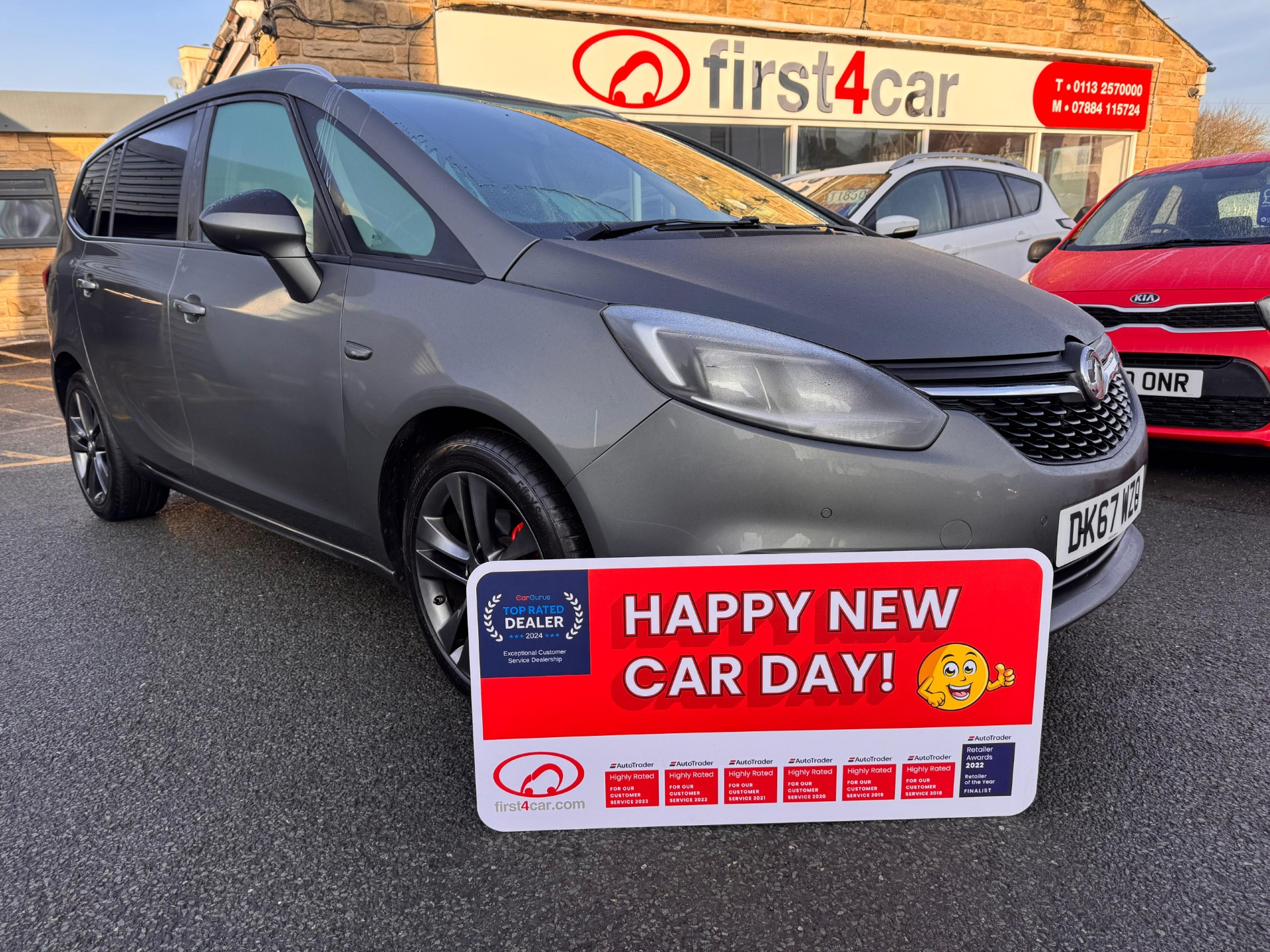 Although the new owner of this Vauxhall Zafira was camera shy it now has a new home in York.