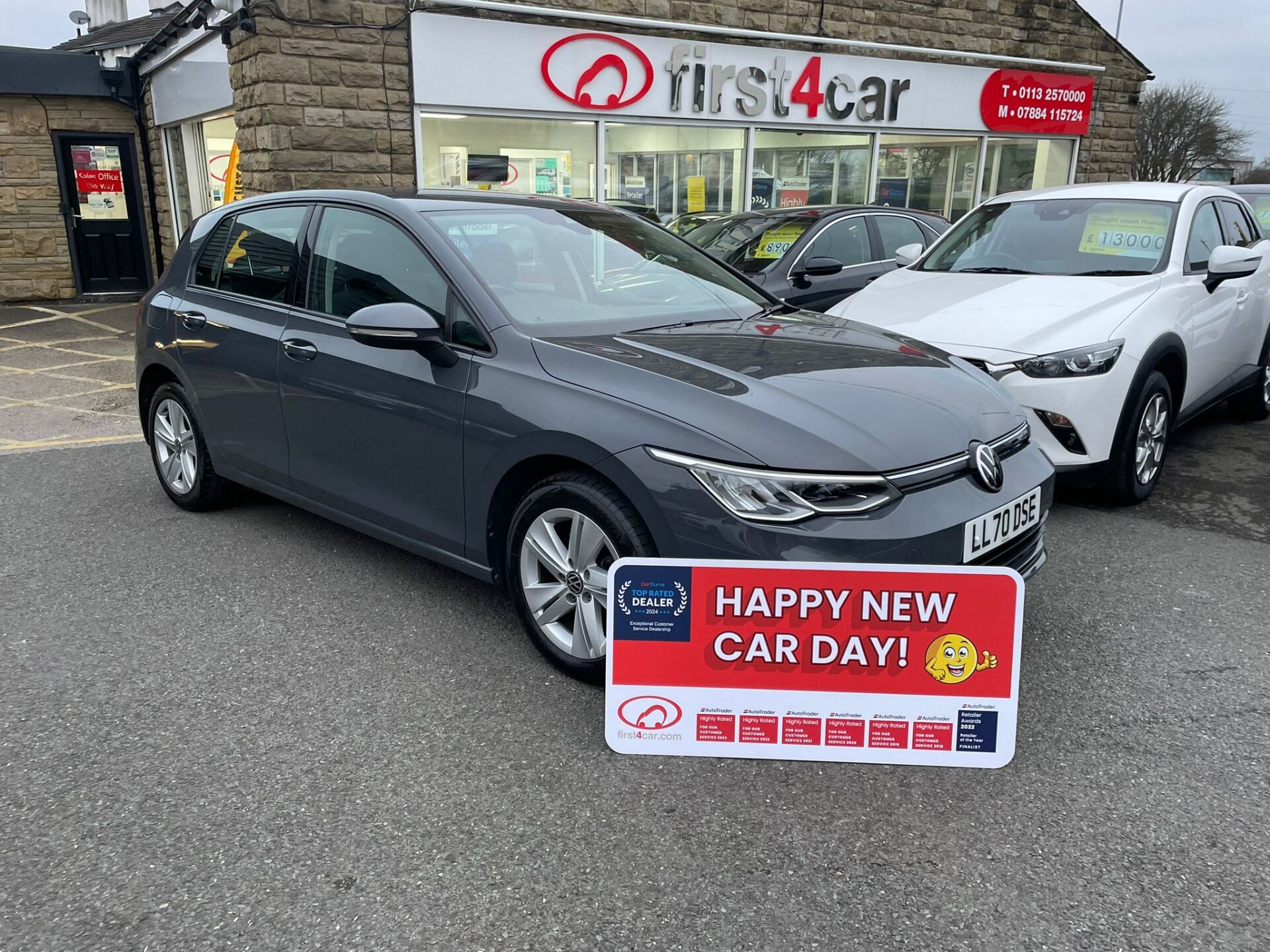 Max from Halifax collected his new Volkswagen Golf.