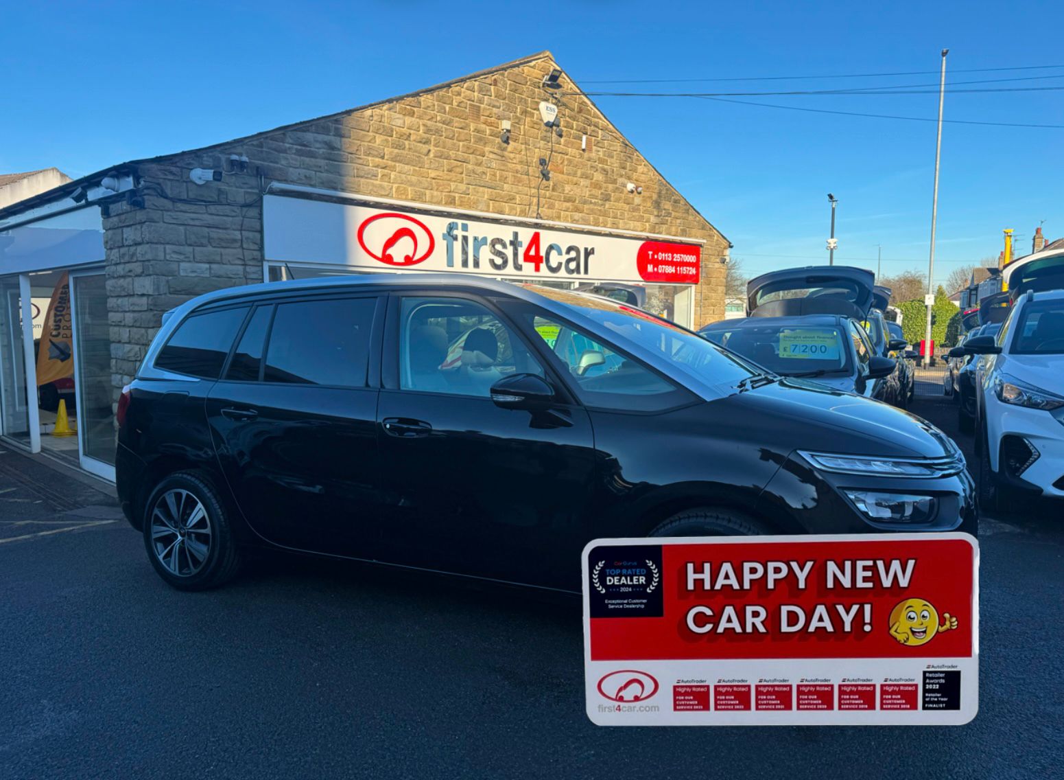 Camera shy Samantha from Leeds collected her new Citroen C4