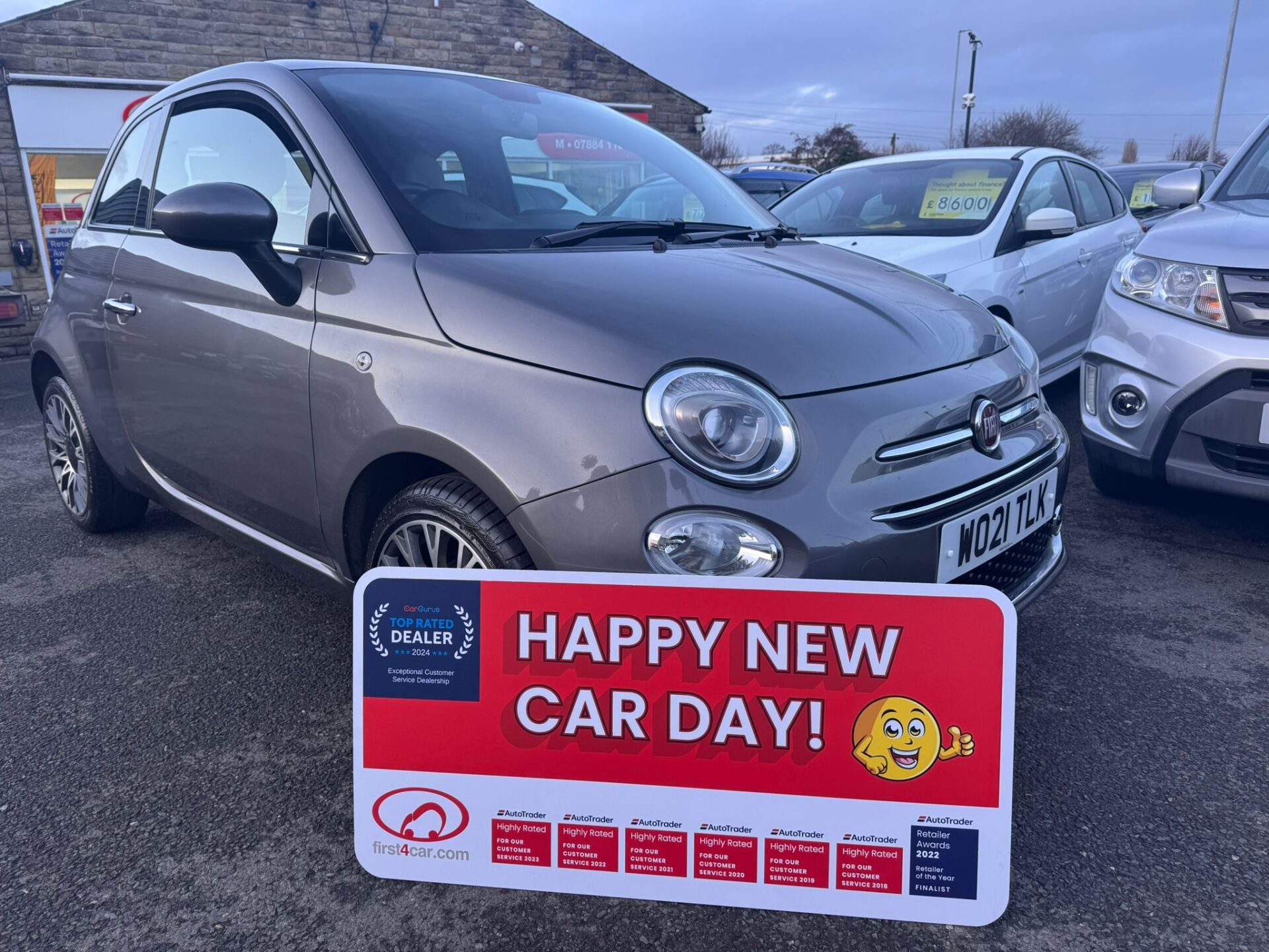 Wiktoria from Bradford collected her new Fiat 500.