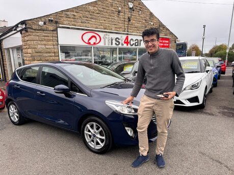 Cameron from Burnley Lancashire Collecting his new Ford Fiesta.