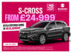 SUZUKI S-CROSS £3,050 CUSTOMER SAVING