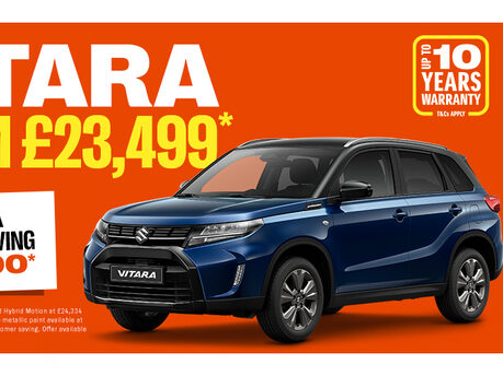 SUZUKI VITARA £3,800 CUSTOMER SAVING