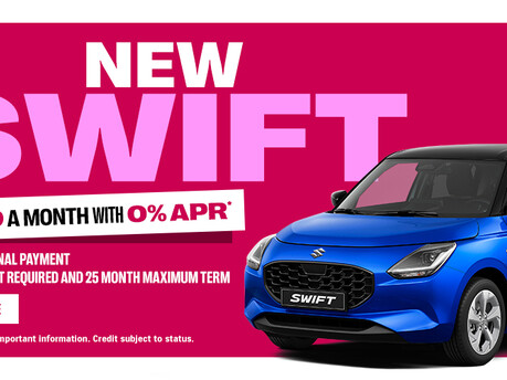 NEW SUZUKI SWIFT 0% OFFER