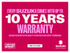 10 Year Service Activated Warranty