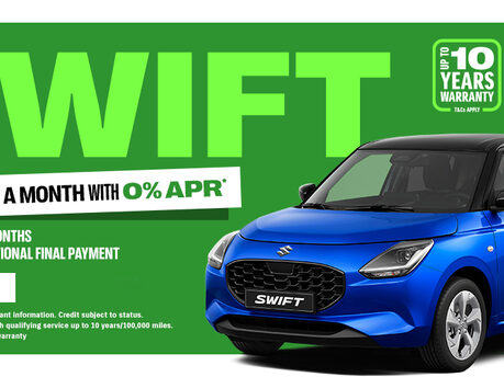 SUZUKI SWIFT 0% OFFER