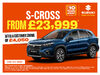 SUZUKI S-CROSS £4,050 CUSTOMER SAVING
