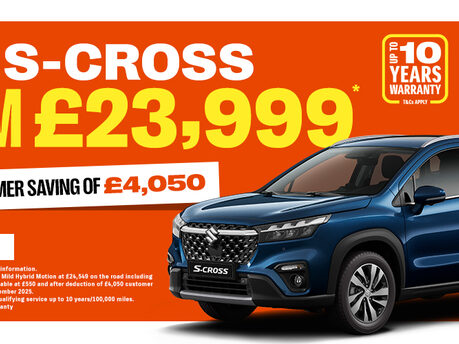 SUZUKI S-CROSS £4,050 CUSTOMER SAVING
