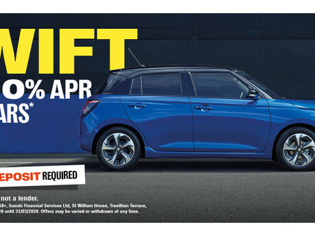 SUZUKI SWIFT 4 YEAR 0% OFFER