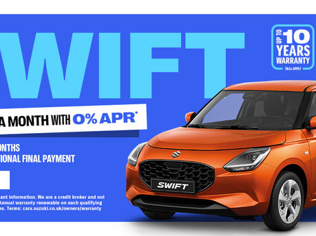 SUZUKI SWIFT 0% OFFER