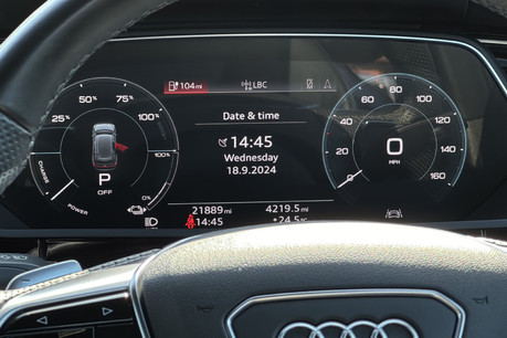 Audi E-Tron 55 S line Sportback 5dr Electric Auto quattro 95kWh (11kW Charger) (408 ps) 13