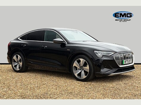 Audi E-Tron 50 S line Sportback 5dr Electric Auto quattro 71.2kWh (11kW Charger) (313 p