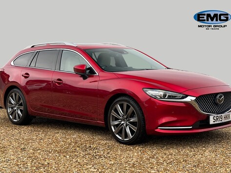 Mazda 6 2.2 SKYACTIV-D GT Sport Nav+ Tourer 5dr Diesel Manual Euro 6 (s/s) (184 ps)