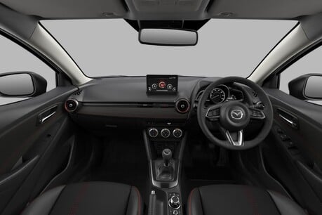 Mazda 2 1.5 90ps Homura / Black Red Cloth 4