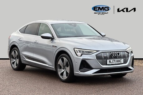 Audi E-Tron 55 S line Sportback 5dr Electric Auto quattro 95kWh (11kW Charger) (408 ps)