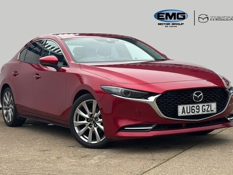 Mazda 3 2.0 SKYACTIV-X MHEV Sport Lux Saloon 4dr Petrol Manual Euro 6 (s/s) (180 ps