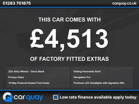 Land Rover Range Rover Velar 2.0 Range Rover Velar R-Dynamic S D240 Auto 4WD 5dr 16