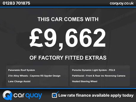 Porsche Cayenne 2.9 Cayenne V6 S Auto 4WD 5dr