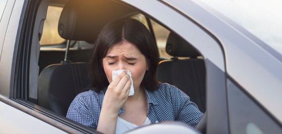 Driving tips for hay fever sufferers