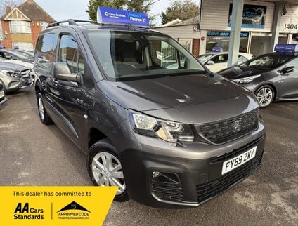 Peugeot Partner 1.5 BlueHDi 1000 Asphalt Standard Panel Van EAT8 SWB Euro 6 (s/s) 5dr