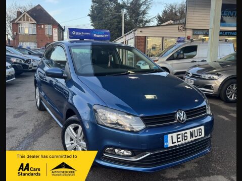 Volkswagen Polo 1.0 BlueMotion Tech Match Euro 6 (s/s) 3dr 1