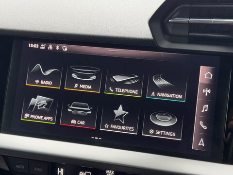 Audi A3 1.4 TFSIe 40 S line Sportback S Tronic Euro 6 (s/s) 5dr (17in Alloys), 13kW 22