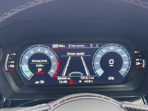 Audi A3 1.4 TFSIe 40 S line Sportback S Tronic Euro 6 (s/s) 5dr (17in Alloys), 13kW 52