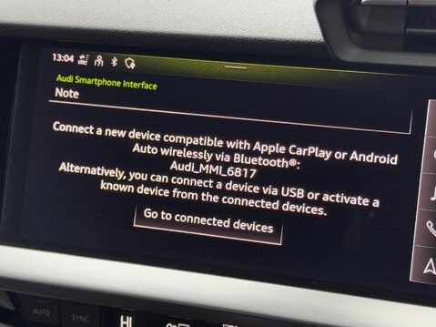 Audi A3 1.4 TFSIe 40 S line Sportback S Tronic Euro 6 (s/s) 5dr (17in Alloys), 13kW 20