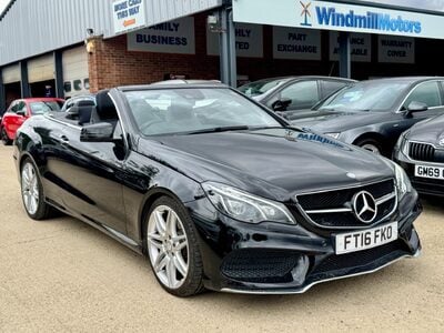 Mercedes-Benz E Class 3.0 E350d V6 AMG Line Edition (Premium) Cabriolet G-Tronic+ Euro 6 (s/s) 2d