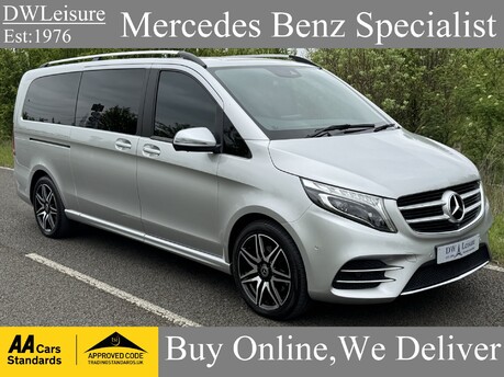 Mercedes-Benz V Class V220 D AMG Line EX-LWB Auto Diesel 8 SEATER/360 CAM/SAT NAV