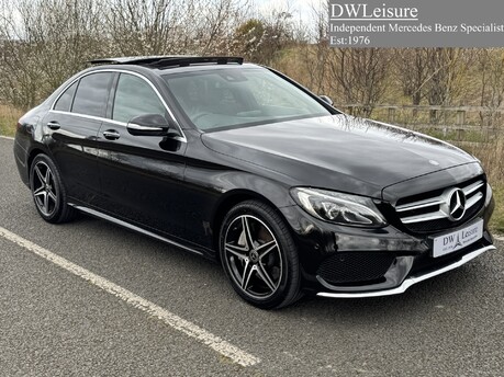Mercedes-Benz C Class C300 BlueTec Hybrid AMG Line Premium Plus Auto Diesel Hybrid PAN ROOF/NAV 4