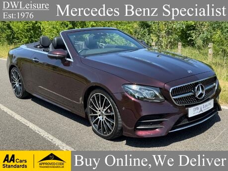 Mercedes-Benz E Class E220 D AMG Line Premium Plus Convertible Auto Diesel 360 CAM/MEMORY SEATS 1