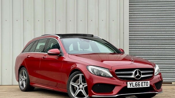 Mercedes-Benz C Class 2.1 C220d AMG Line (Premium) Estate 5dr Diesel G-Tronic+ Euro 6 (s/s) (170  Service History