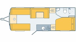 Swift Mayflower 830 2024 Swift Mayflower 830 - DEMO SALE Layout