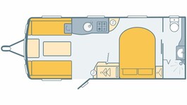 Swift Mayflower 880 2024 Swift Mayflower 880 - DEMO SALE Layout