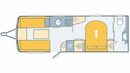 Swift Conqueror 580 2022 Swift Conqueror 580 Layout