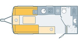 Swift Challenger 480 2020 Swift Challenger 480 ALDE Layout