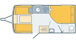 Swift Mayflower 510 2023 Swift Mayflower 510 (Based On Sprite Alpine 4) Layout
