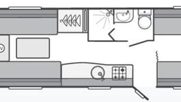 Swift Celebration 635 6 Berth Double Dinette Layout